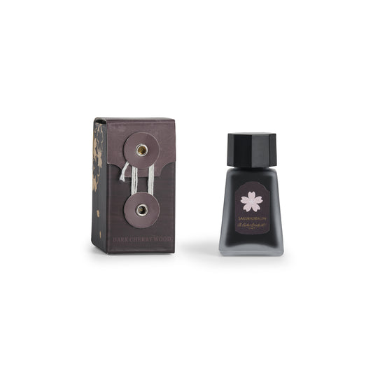 Esterbrook x Sakuradragon Sakura Street Collection: Dark Cherry Wood Bottled Ink (30ml)