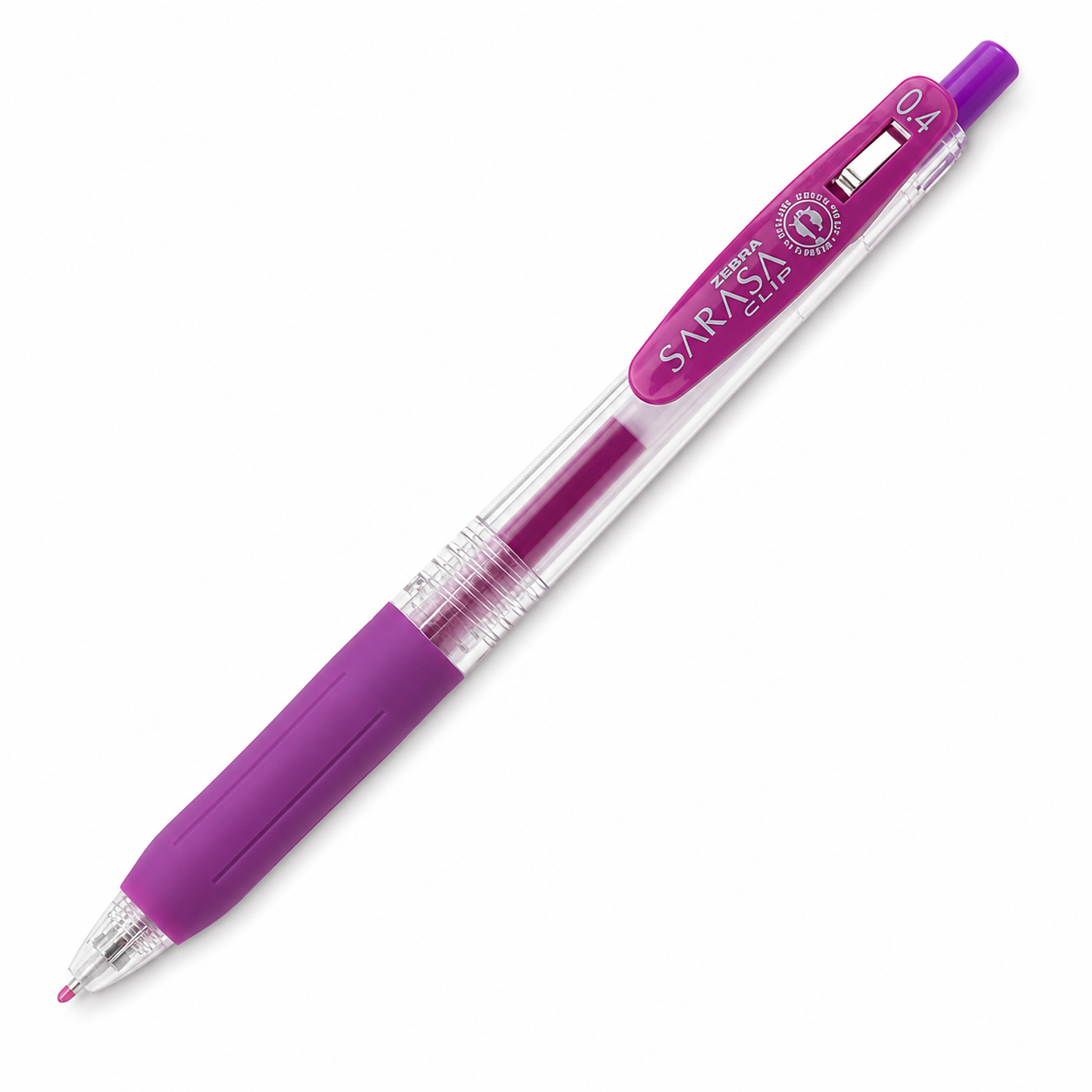 Sarasa Clip 0.4mm Gel Pen - Purple