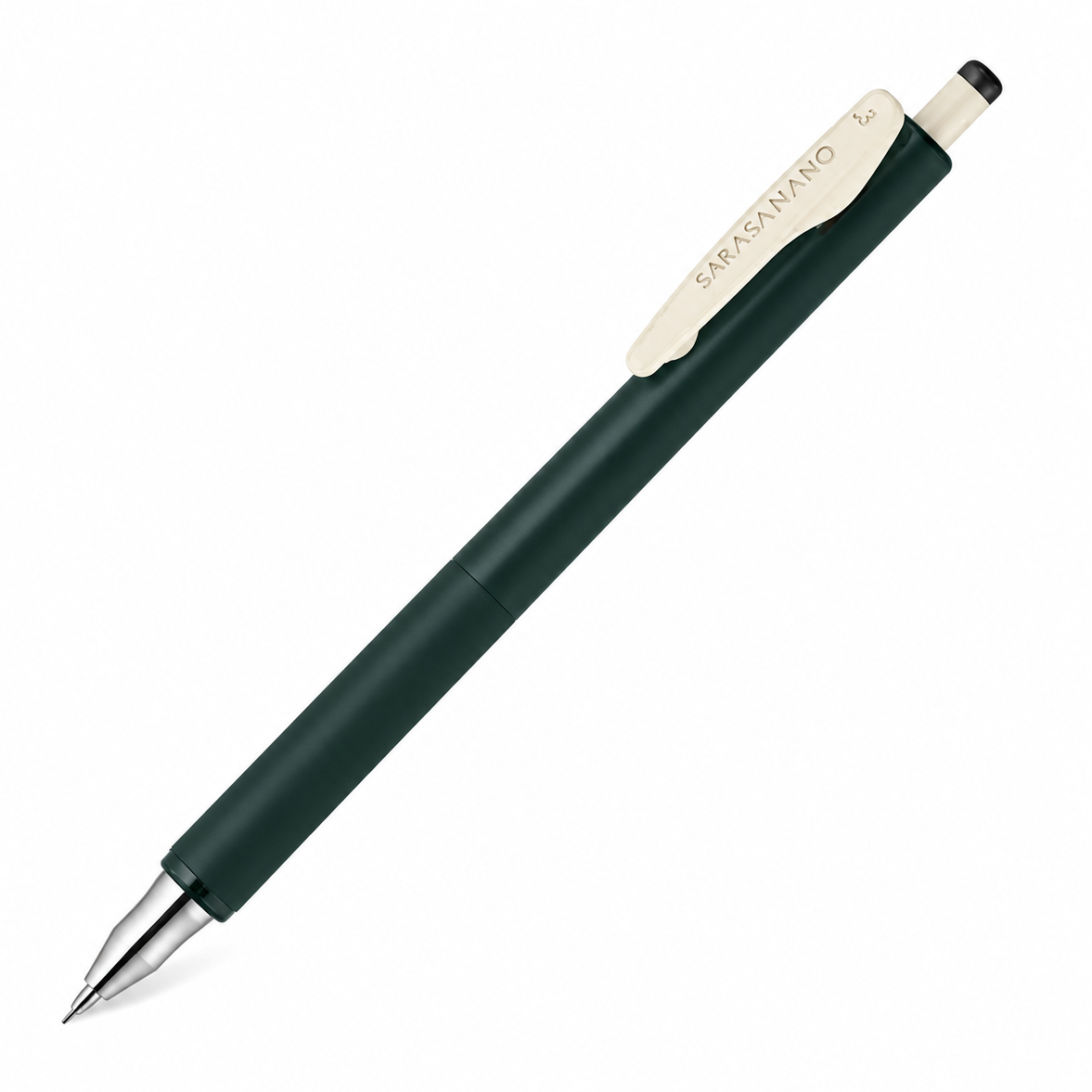 Sarasa Nano 0.3mm Gel Pen - Green Black