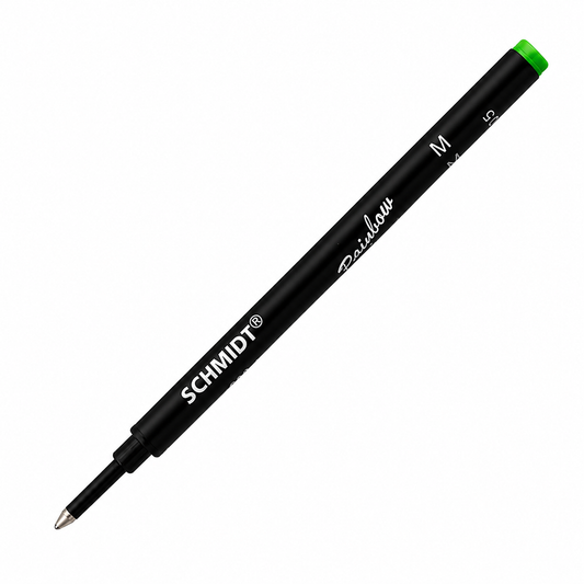 Schmidt 888 Rollerball Refills - Green (Fine-.6mm) (Plastic Tube)