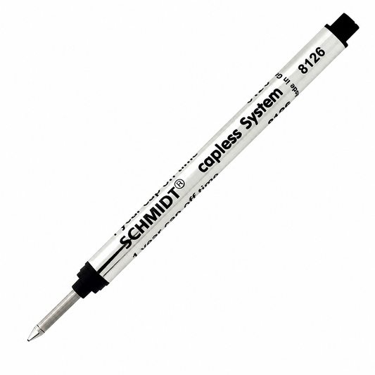 Schmidt Long Capless Rollerball Refills - Black