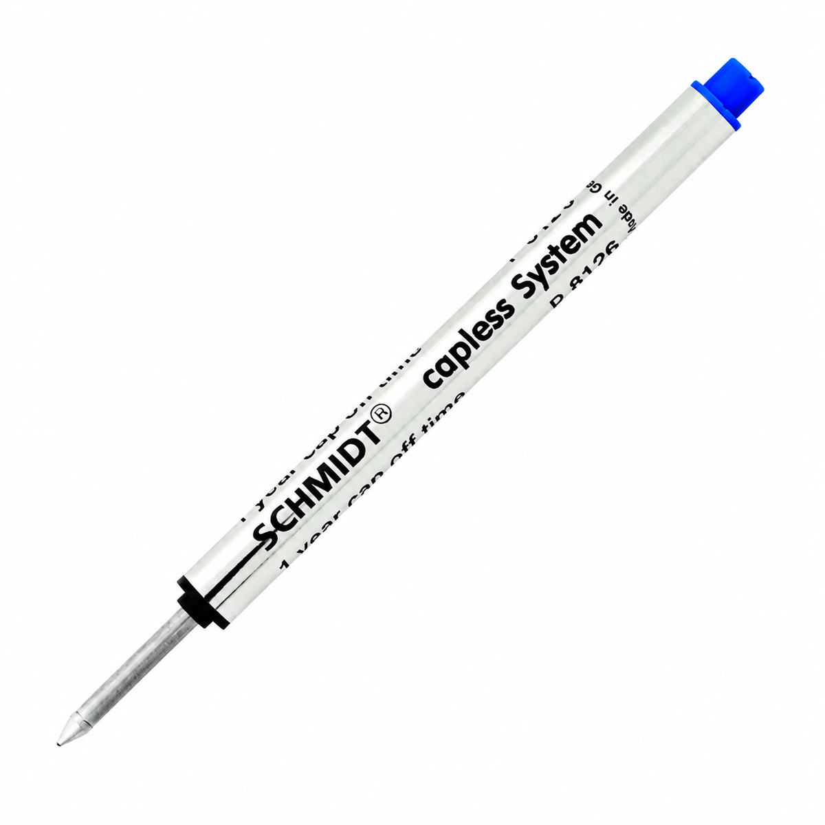 Schmidt Short Capless Rollerball Refills - Blue