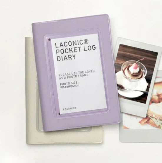 Laconic Softcover Pocket Log Diary - Purple