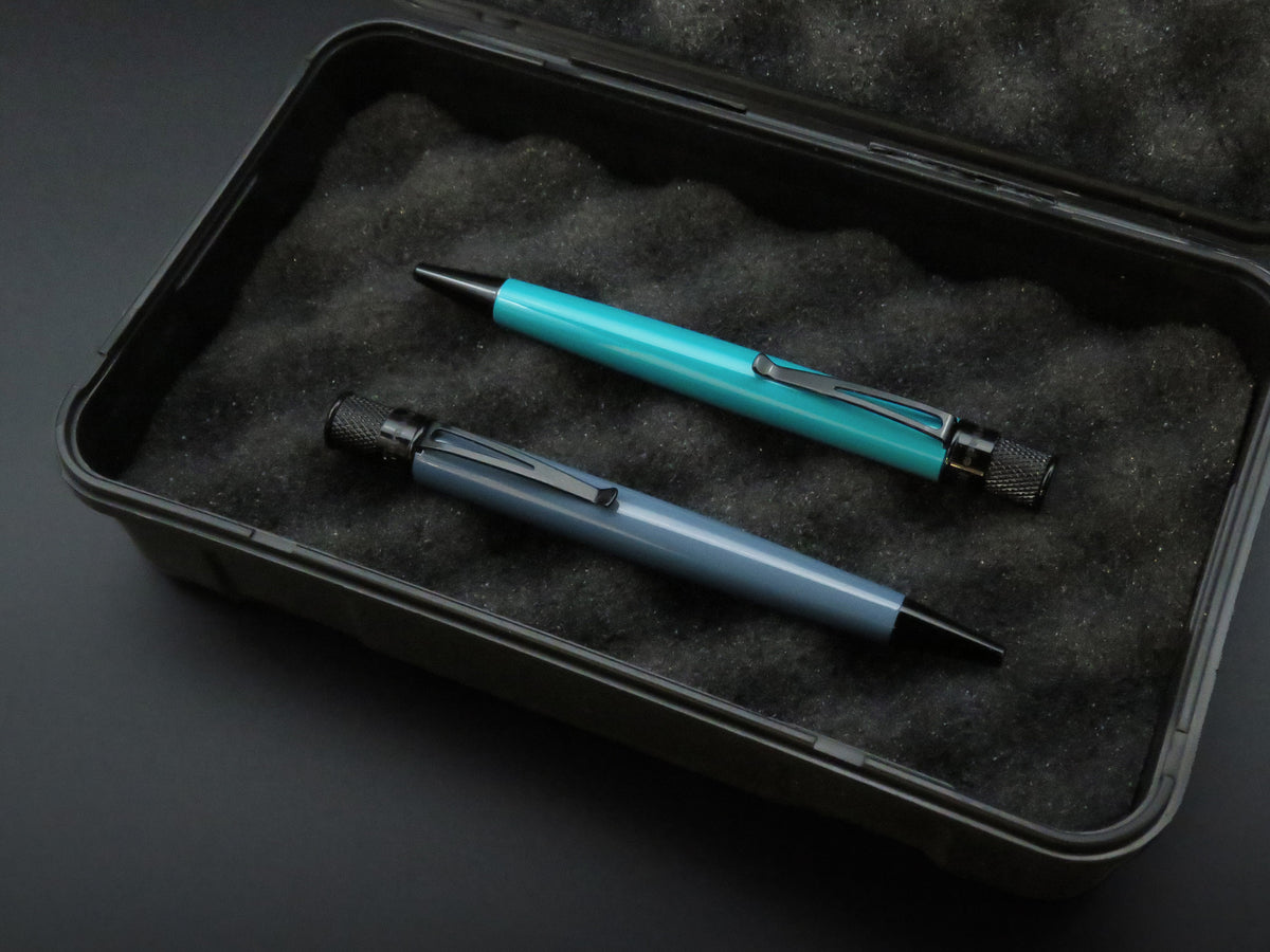 Retro 51 Tornado Stealth Lacquer Rollerball - Deep Aqua