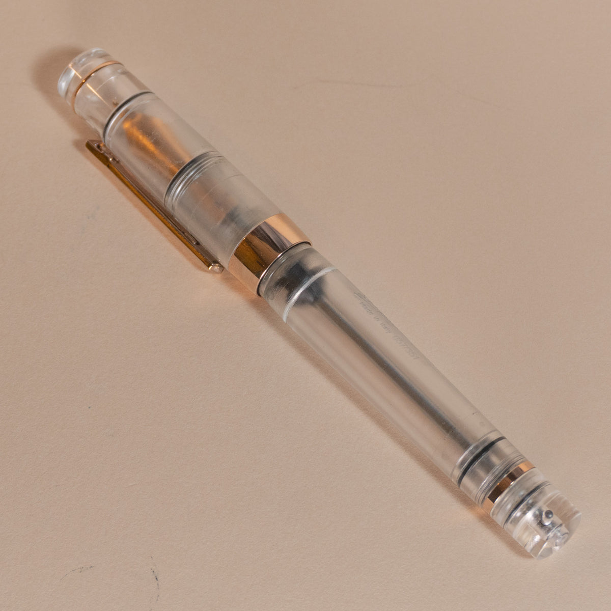 Pre-Owned Stipula Suprema Nuda Rose Fountain Pen - Medium