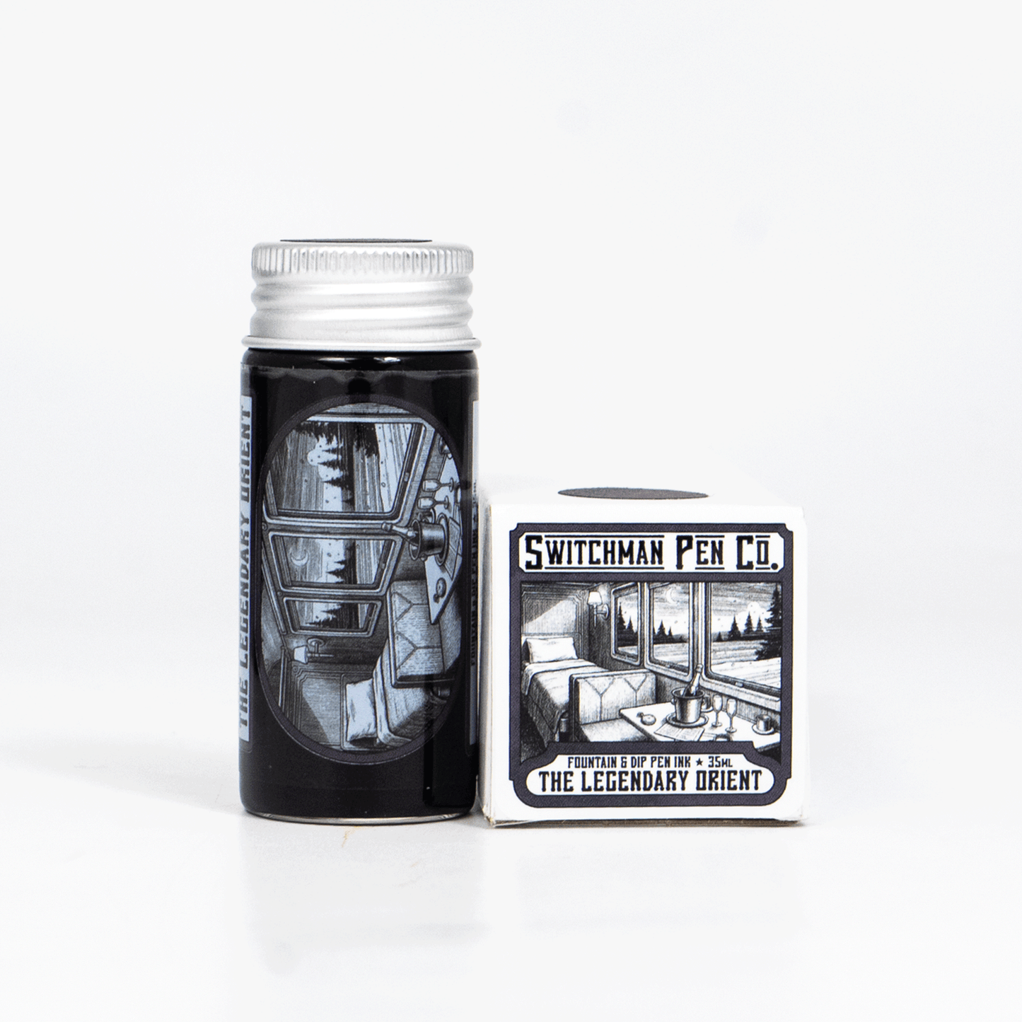 Switchman Pen Company Bottled Ink (35ml) - The Legendary Orient: Ottoman Violet