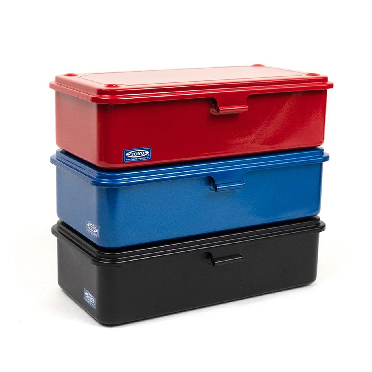 TOYO Steel Trunk-Shape Stackable Toolbox T-190 - Antique Brown