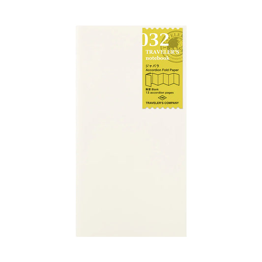 TRAVELER'S Notebook 032 Regular Accordion Fold Paper
