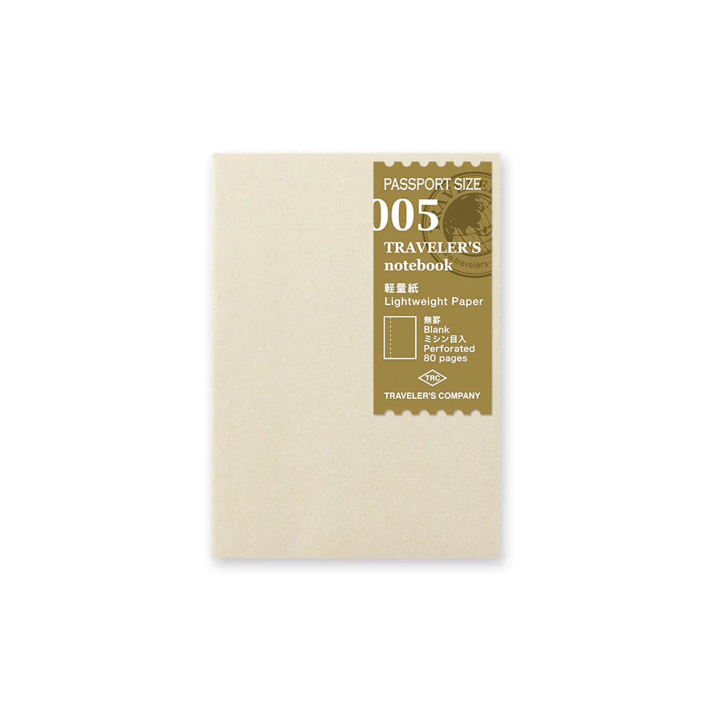TRAVELER'S Notebook Passport 005 Lightweight Paper
