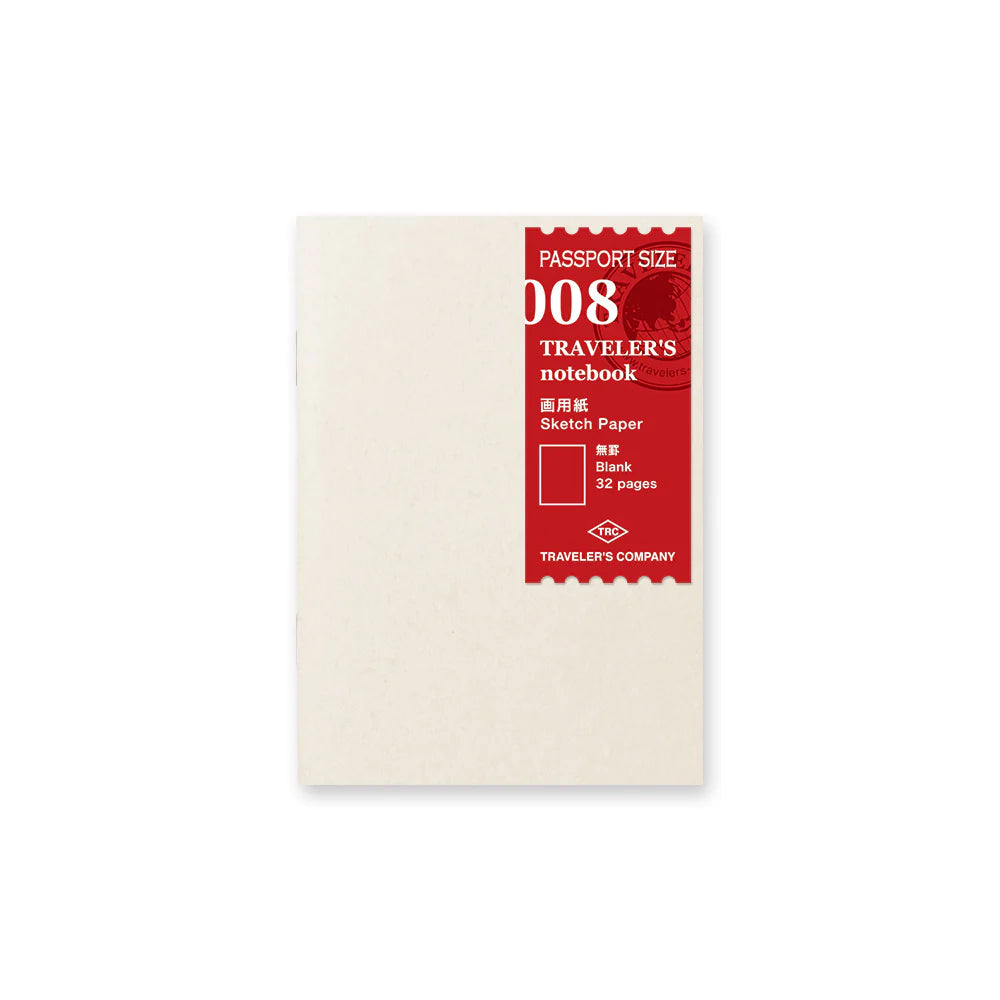 TRAVELER'S Notebook Passport 008 Sketch Paper Notebook