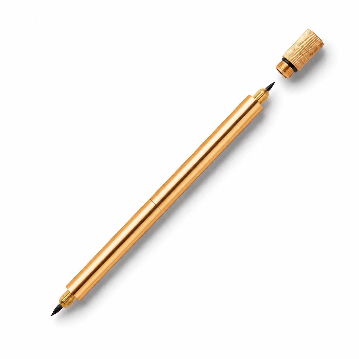 Tom's Studio Lumos Pro The Infinitely Refillable Pen - Bronze (Duo Tip)