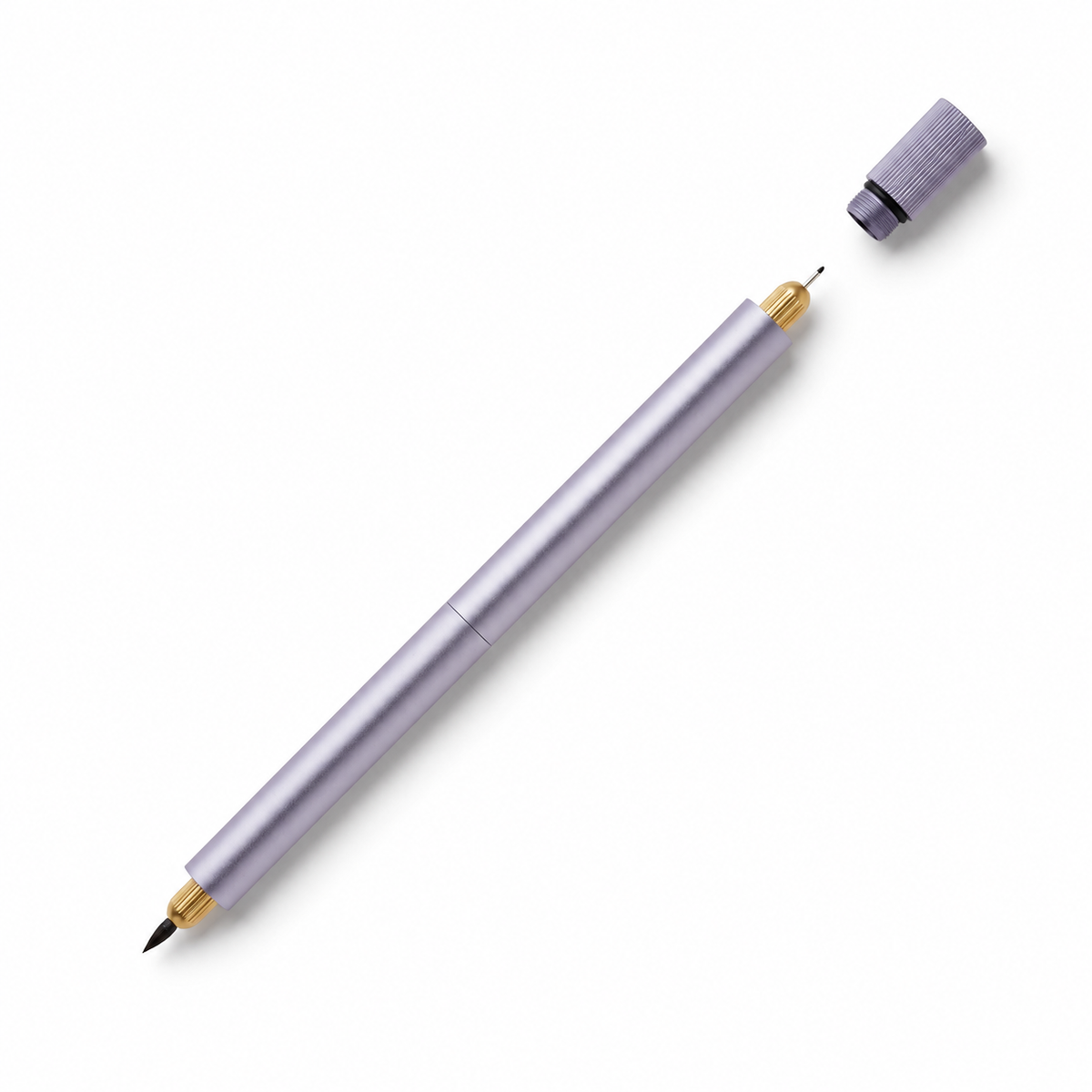 Tom's Studio Lumos Pro The Infinitely Refillable Pen - Lilac (Duo Tip)