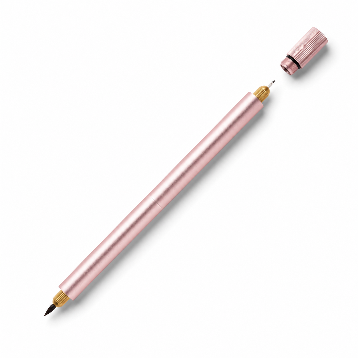 Tom's Studio Lumos Pro The Infinitely Refillable Pen - Rose Gold (Duo Tip)