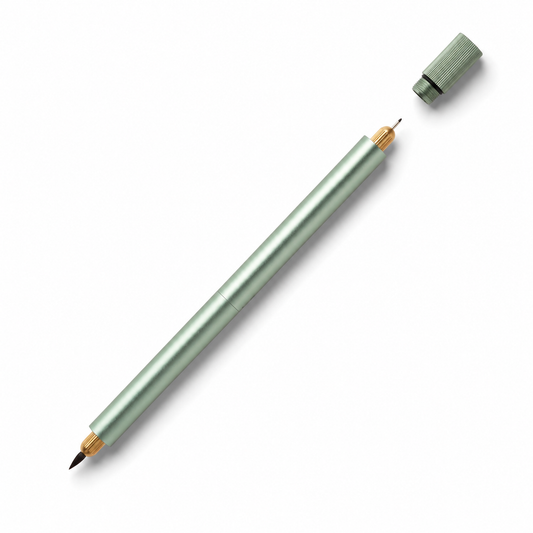 Tom's Studio Lumos Pro The Infinitely Refillable Pen - Sage (Duo Tip)