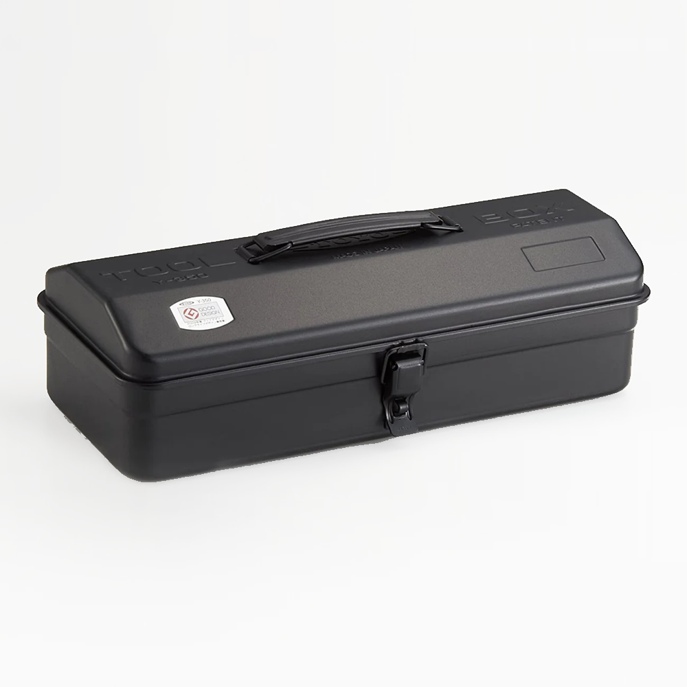 TOYO Steel Camber-Top with Handle Toolbox Y-350 - Black