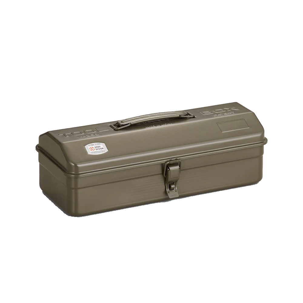 TOYO Steel Camber-Top with Handle Toolbox Y-350 - Military Green