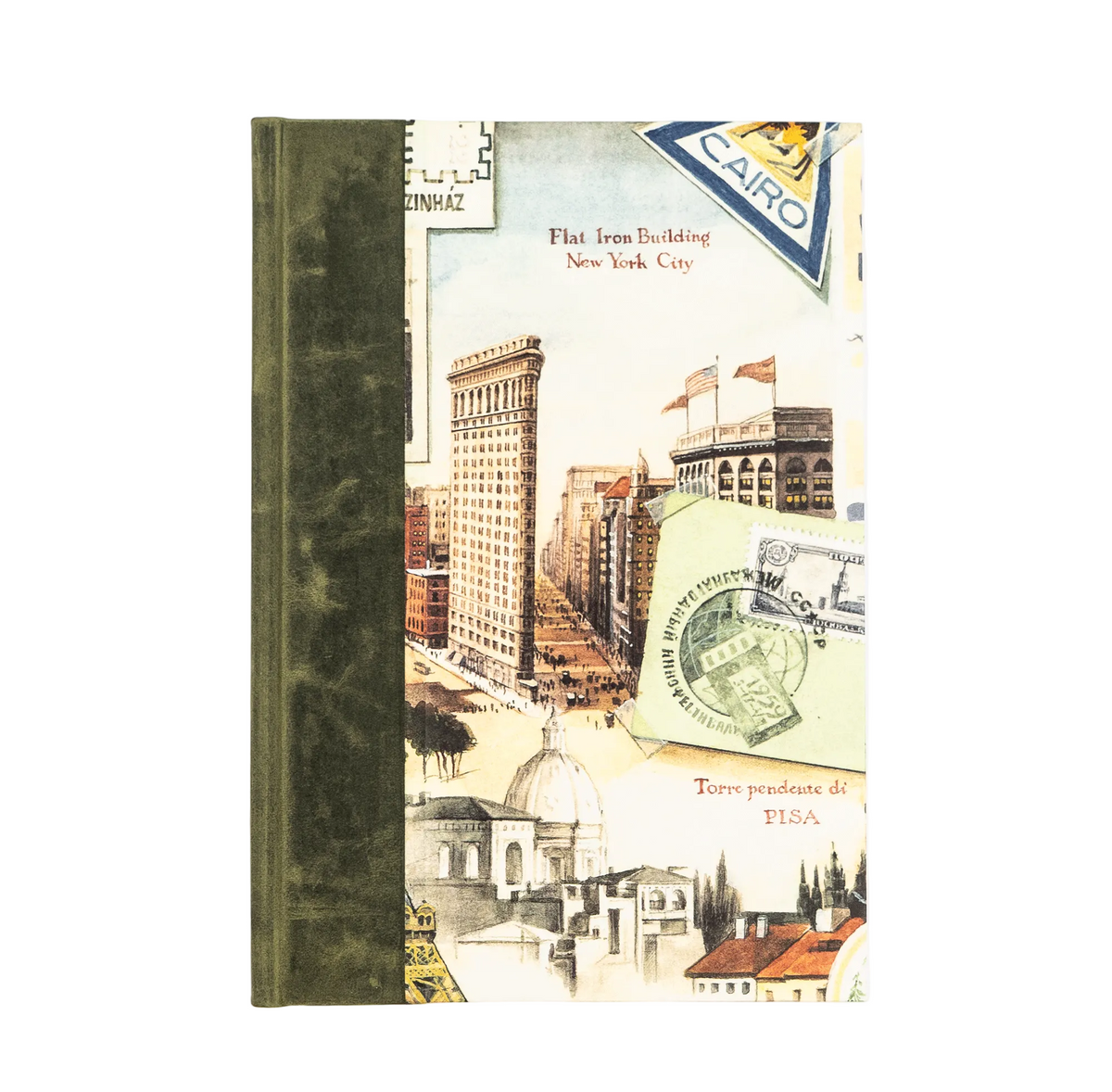 Bomo Art A5 Leather Bound Dotted Journal - Traveling
