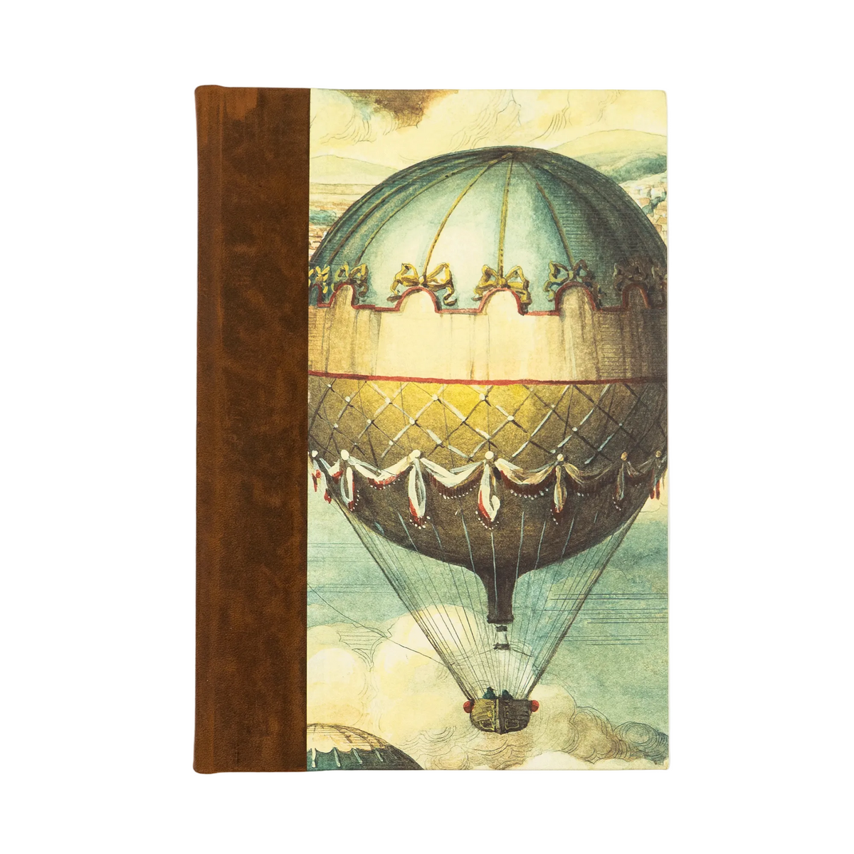 Bomo Art B5 Leather Bound Lined Journal - Balloons