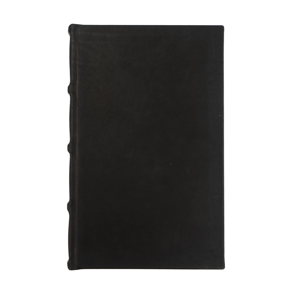 Bomo Art A5 Full Leather Blank Journal - Black
