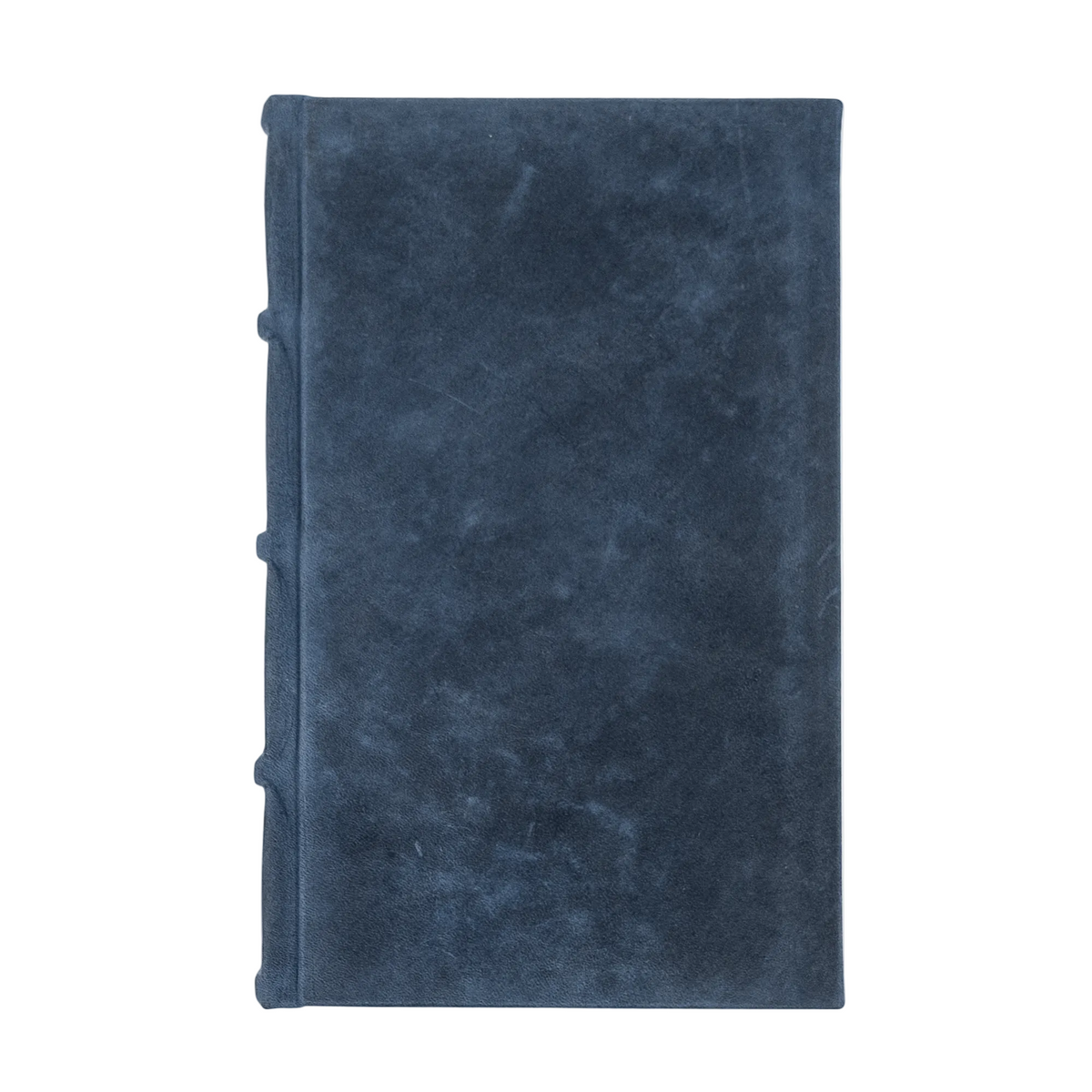 Bomo Art A5 Full Leather Lined Journal - Dark Blue