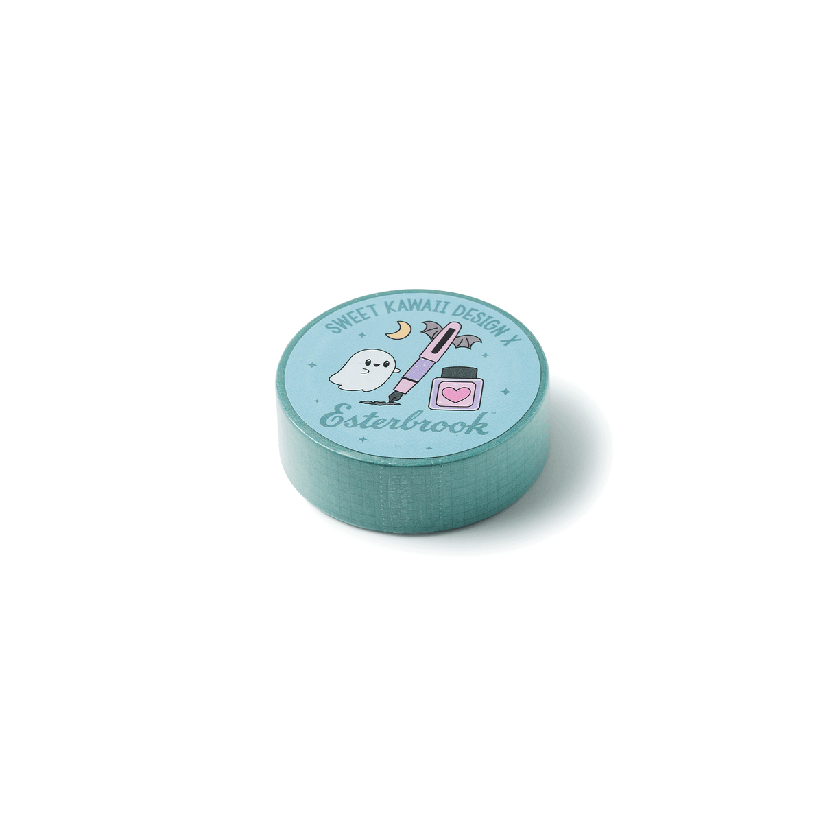 Esterbrook x Sweet Kawaii Design Washi Tape - Ghostly Grid: Mint