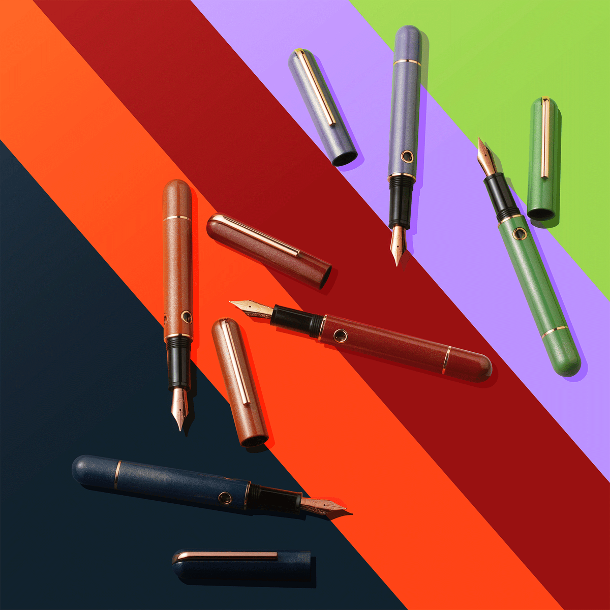 Nahvalur 365 Anniversary Roiro Fountain Pen - Garnet