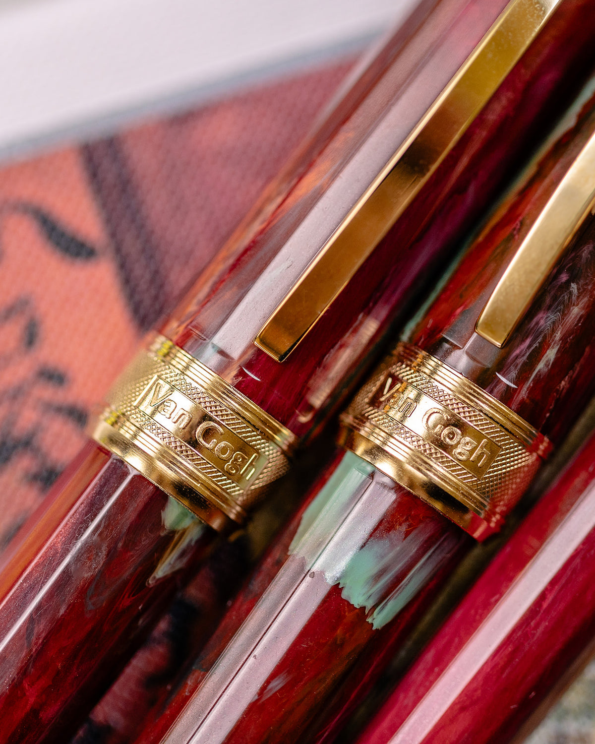 Visconti Van Gogh Rollerball - Flowering Plum Orchard