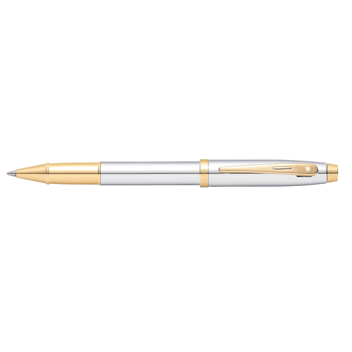 Sheaffer 100 Rollerball - Chrome with Gold
