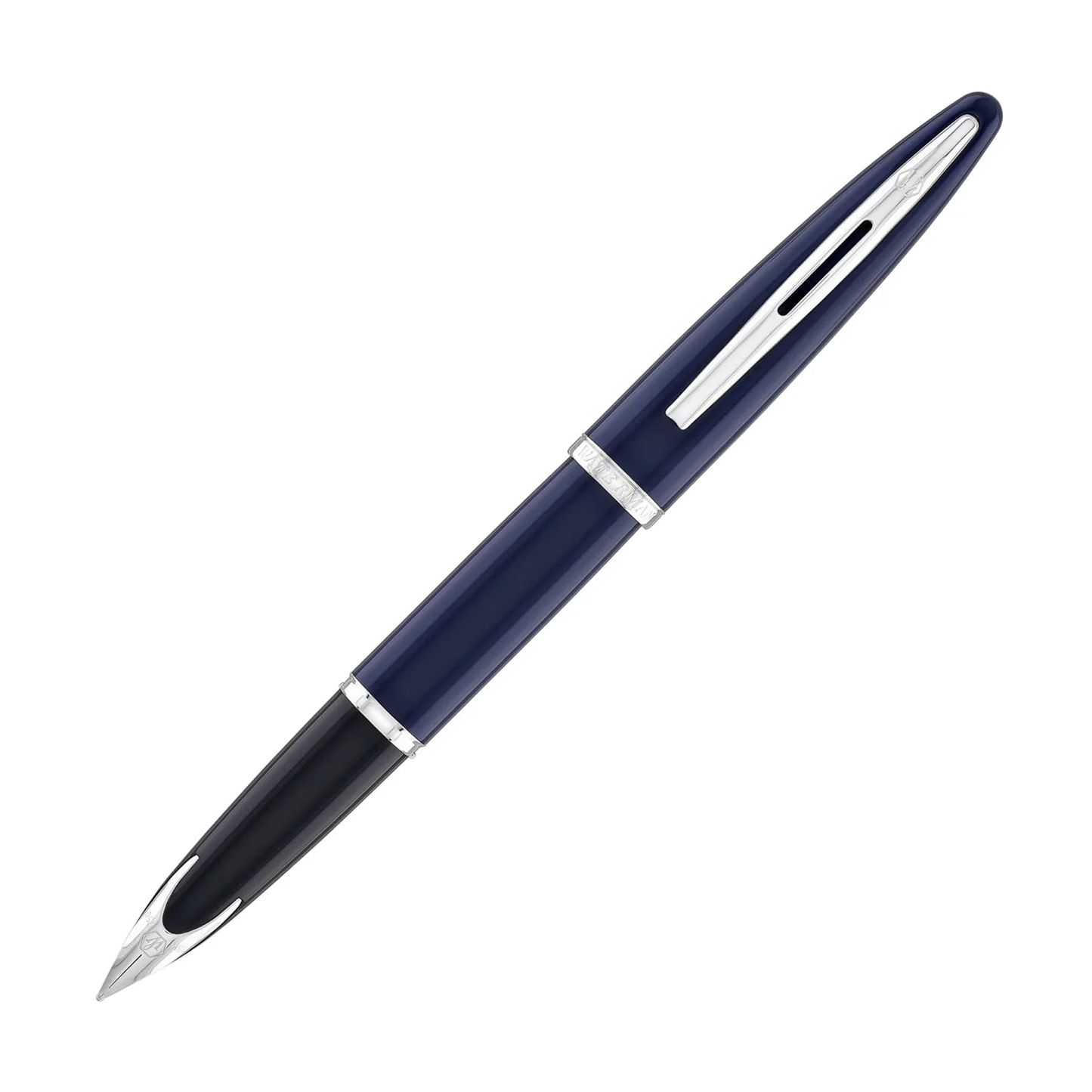 Waterman Carene Fountain Pen - Blue with Chrome Trim