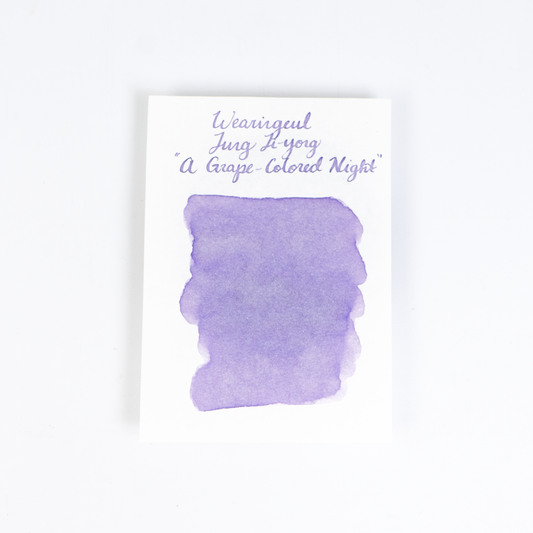 Wearingeul The Night Colored in Grape Glistening (30ml) Bottled Ink