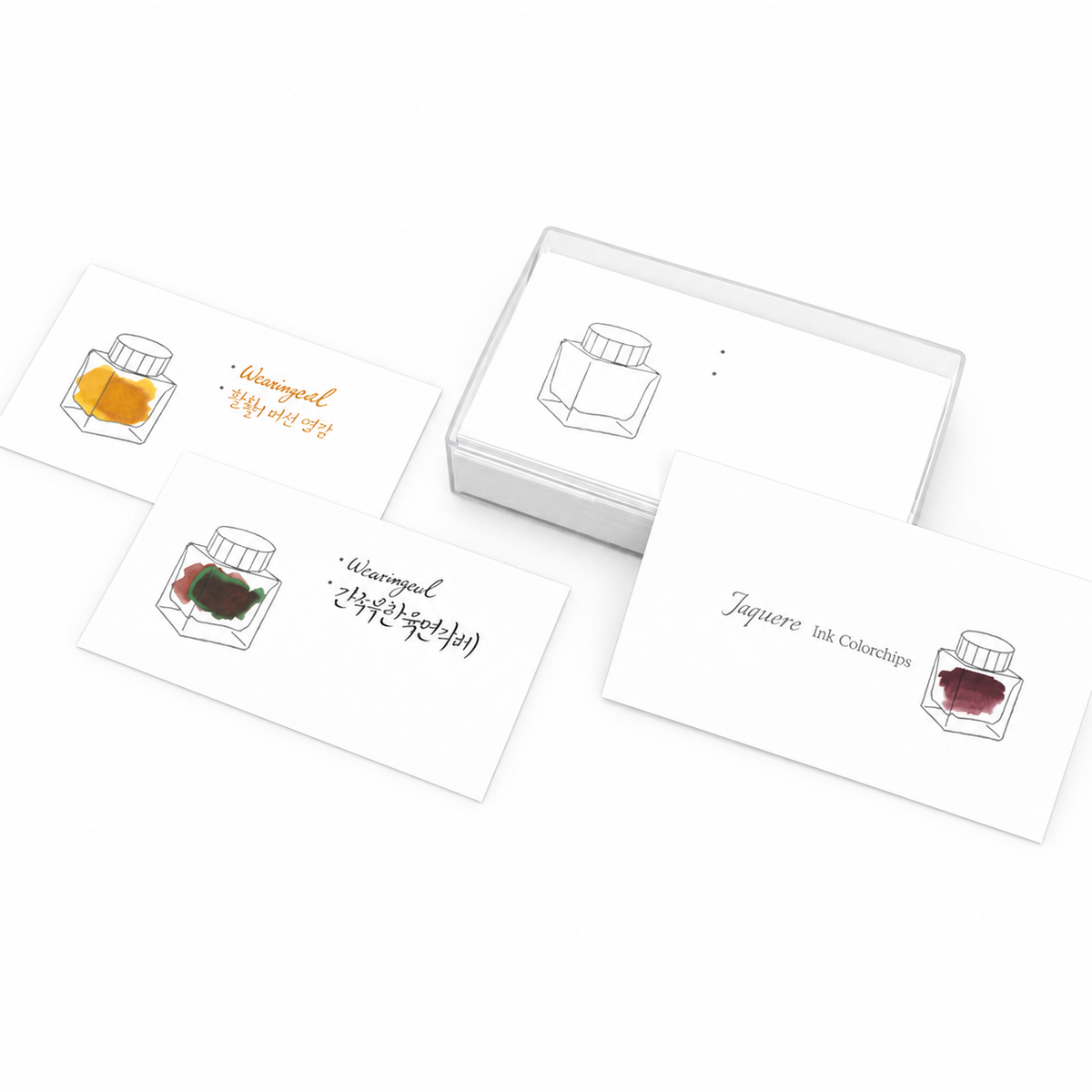 Wearingeul Ink Swatch Card - Horizontal
