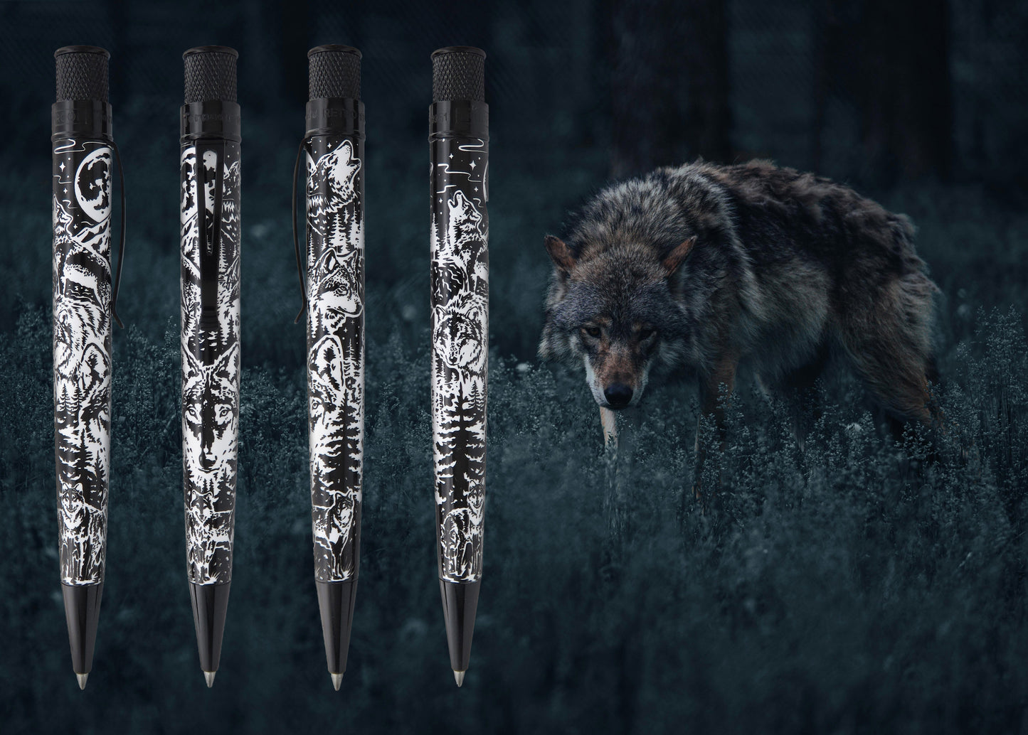Retro 51 Tornado Rescue Ballpoint - Wolf Rescue