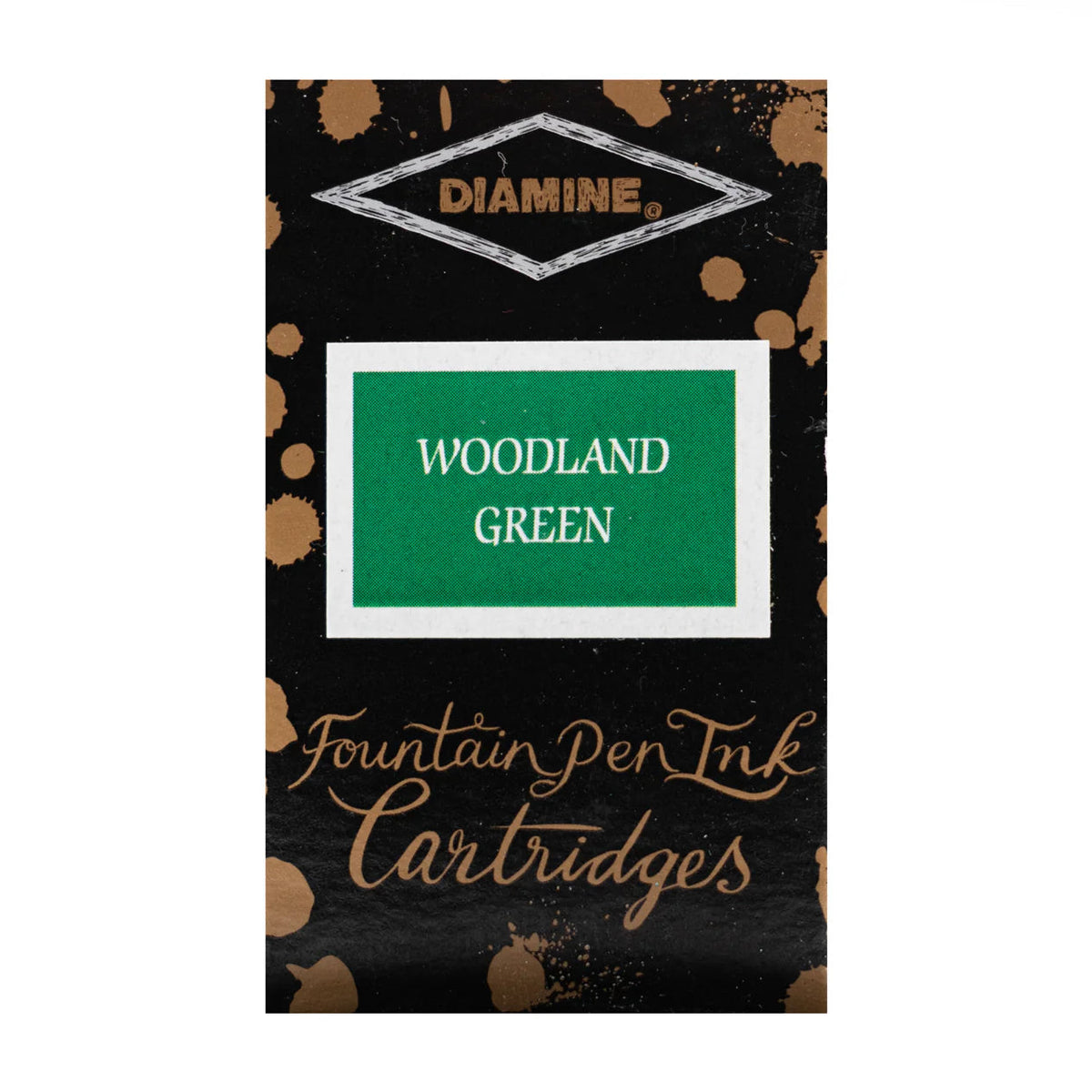 Diamine Woodland Green Ink Cartridges (Set of 18)