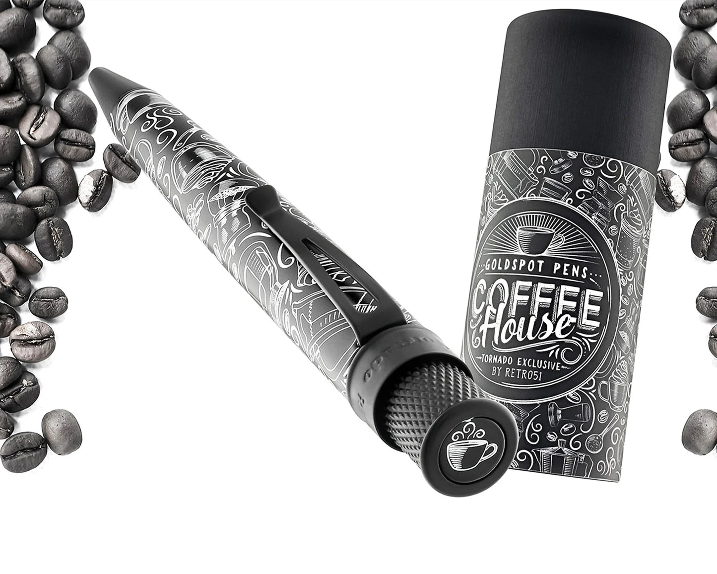 Retro 51 Collection Tornado Rollerball - Coffee House (Goldspot Exclusive) - A/P