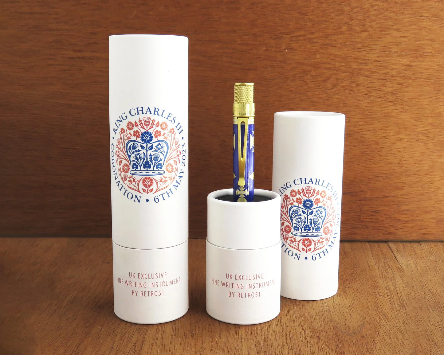 Retro 51 Collection Tornado Rollerball - King Charles Coronation (UK Exclusive) - Sealed A/P