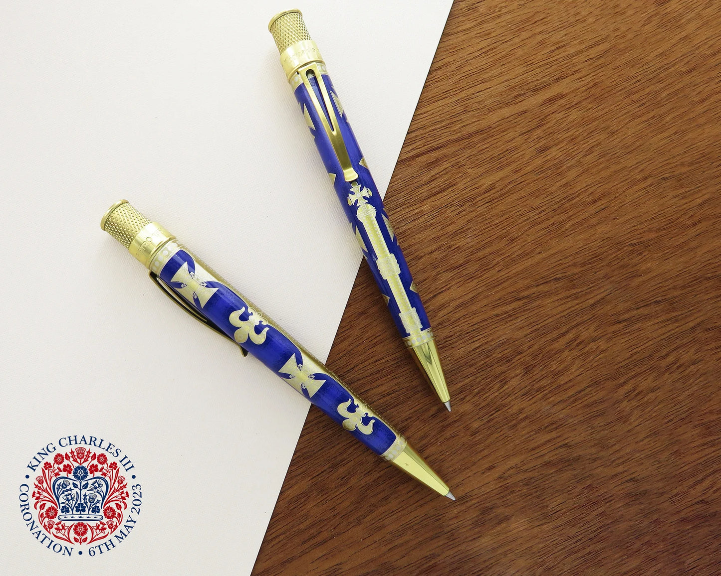 Retro 51 Collection Tornado Rollerball - King Charles Coronation (UK Exclusive) - Sealed A/P