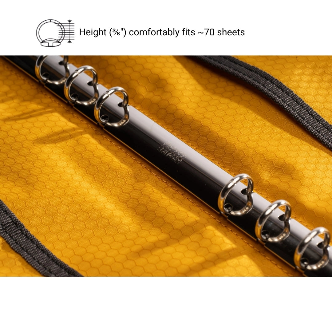 LOCHBY A5 6-Ring Field Binder - Bumblebee