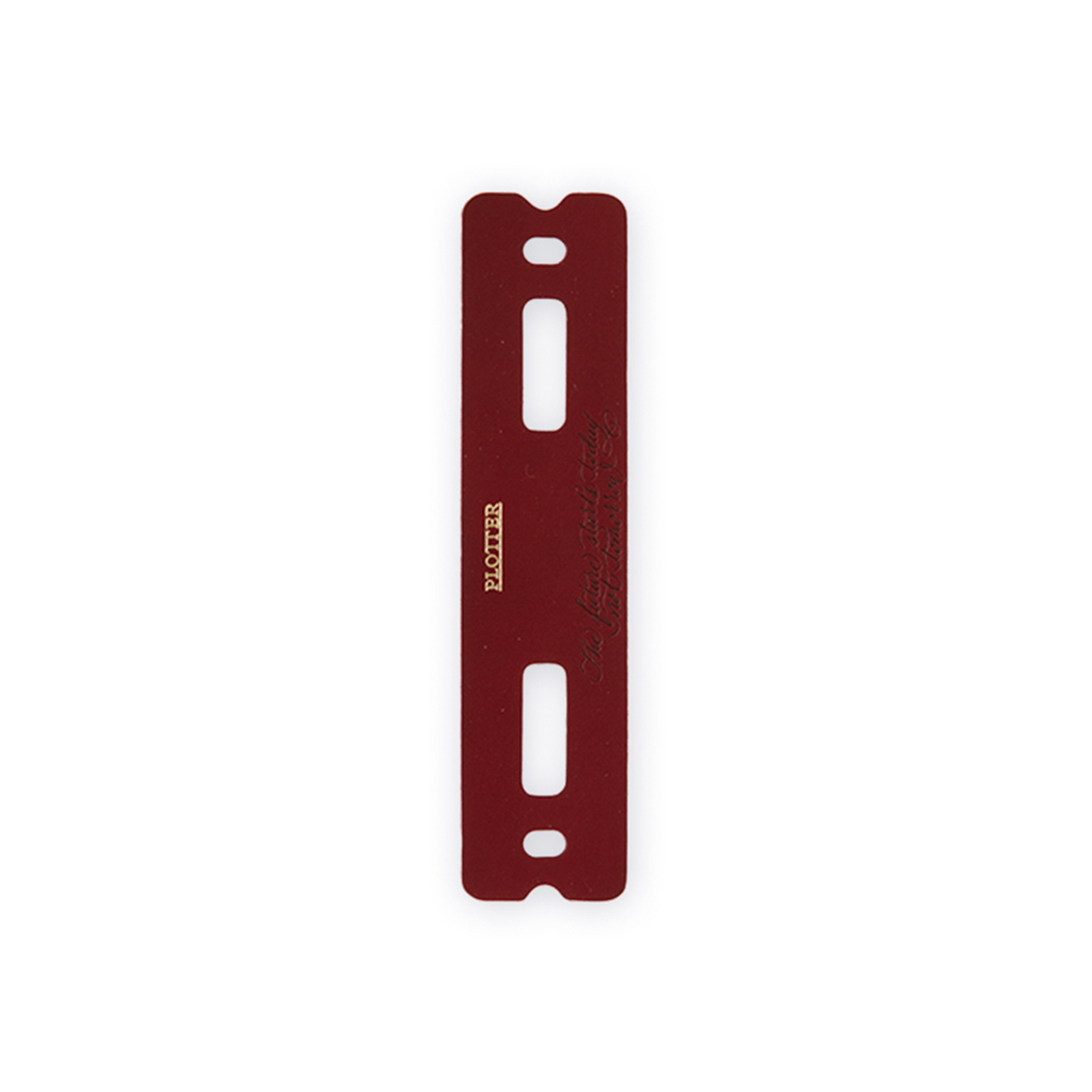 PLOTTER A5 Size Liscio 6-Ring Leather Binder - Red Brown (Limited Edition BOX)