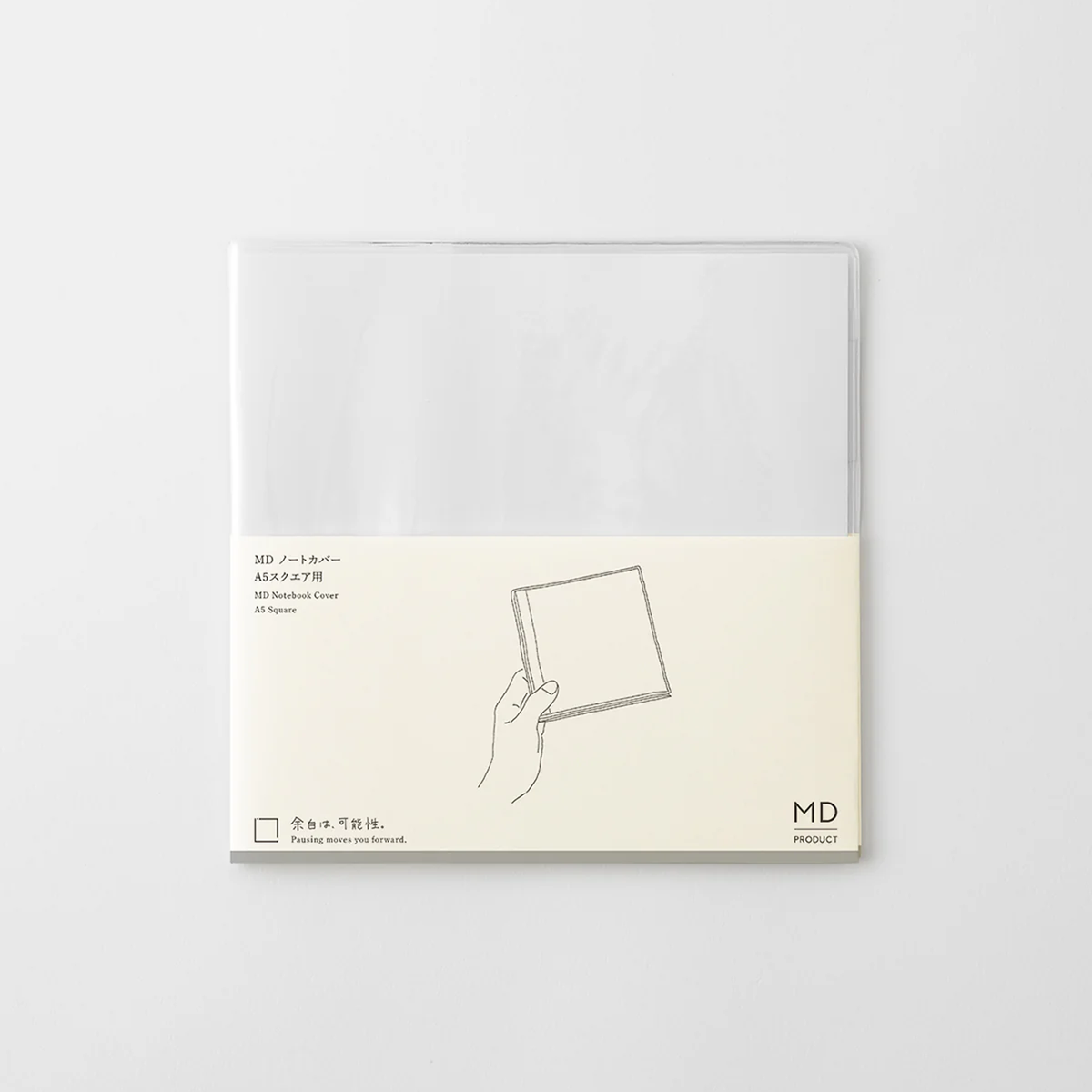 Midori MD Product A5 Square Notebook Cover - Clear