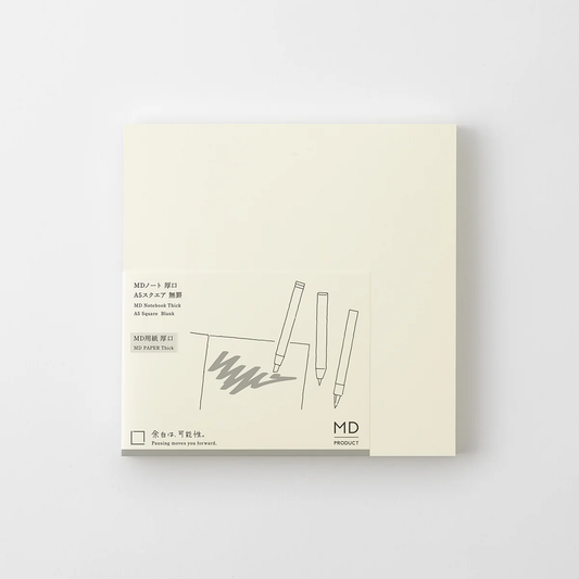 Midori MD Product Thick A5 Square Notebook - Blank