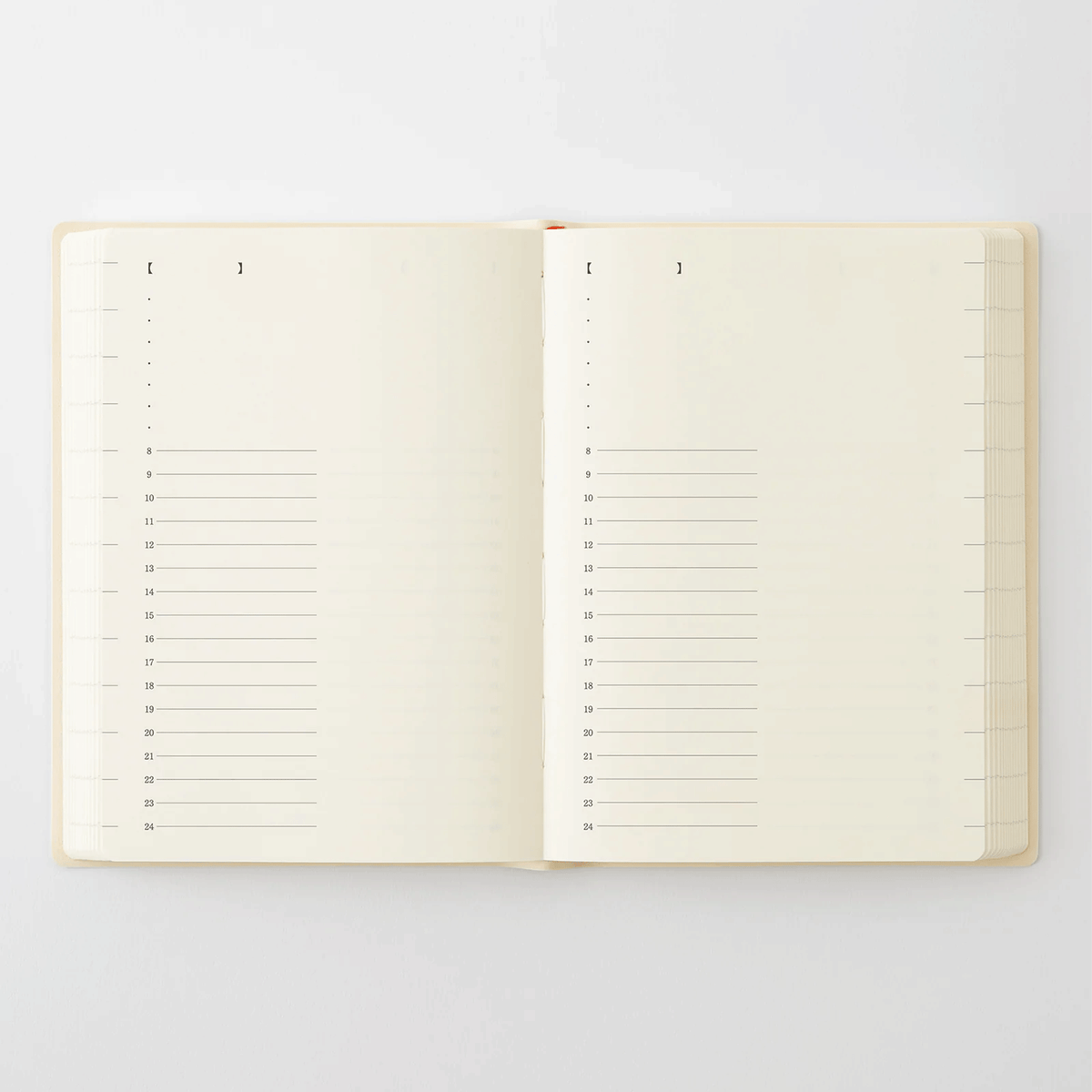 Midori 2027 MD Product Notebook Diary 1 Day 1 Page - A6 Size