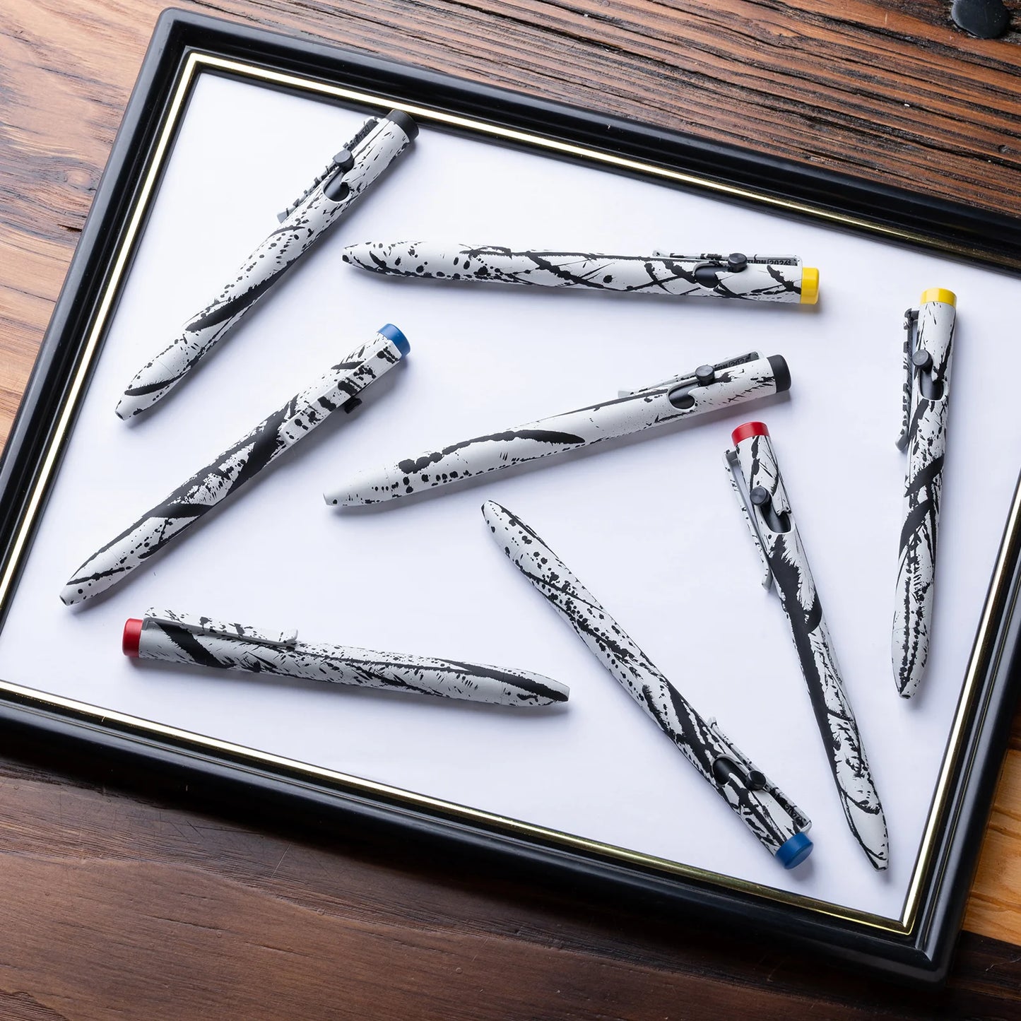 Tactile Turn Short Abstract Bolt Action Pen - Blue (Seasonal - Limited Edition)