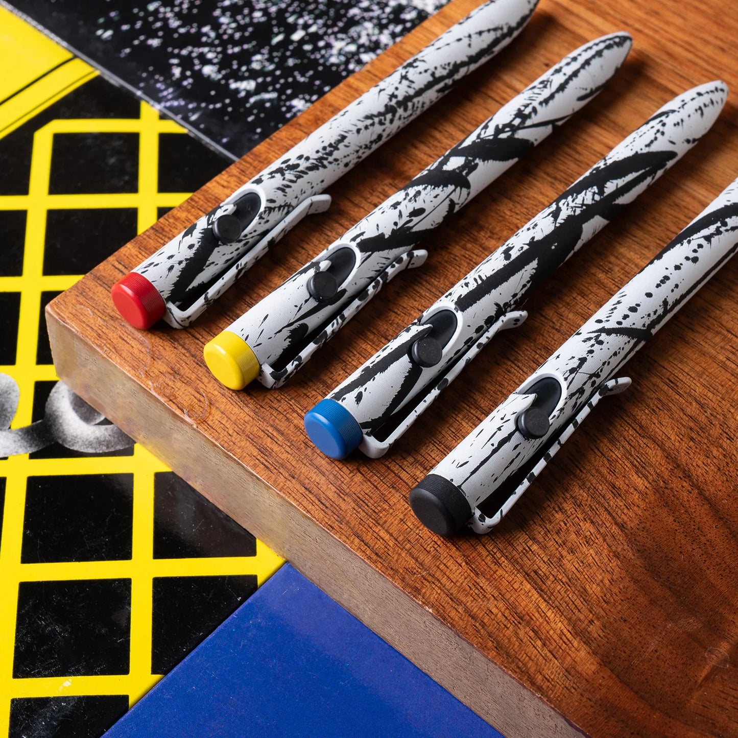 Tactile Turn Short Abstract Bolt Action Pen - Blue (Seasonal - Limited Edition)