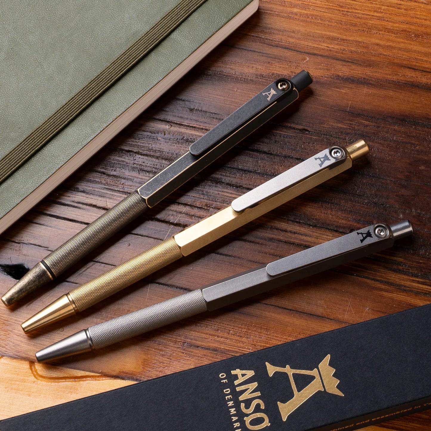 Tactile Turn Ansø Pen - Brass