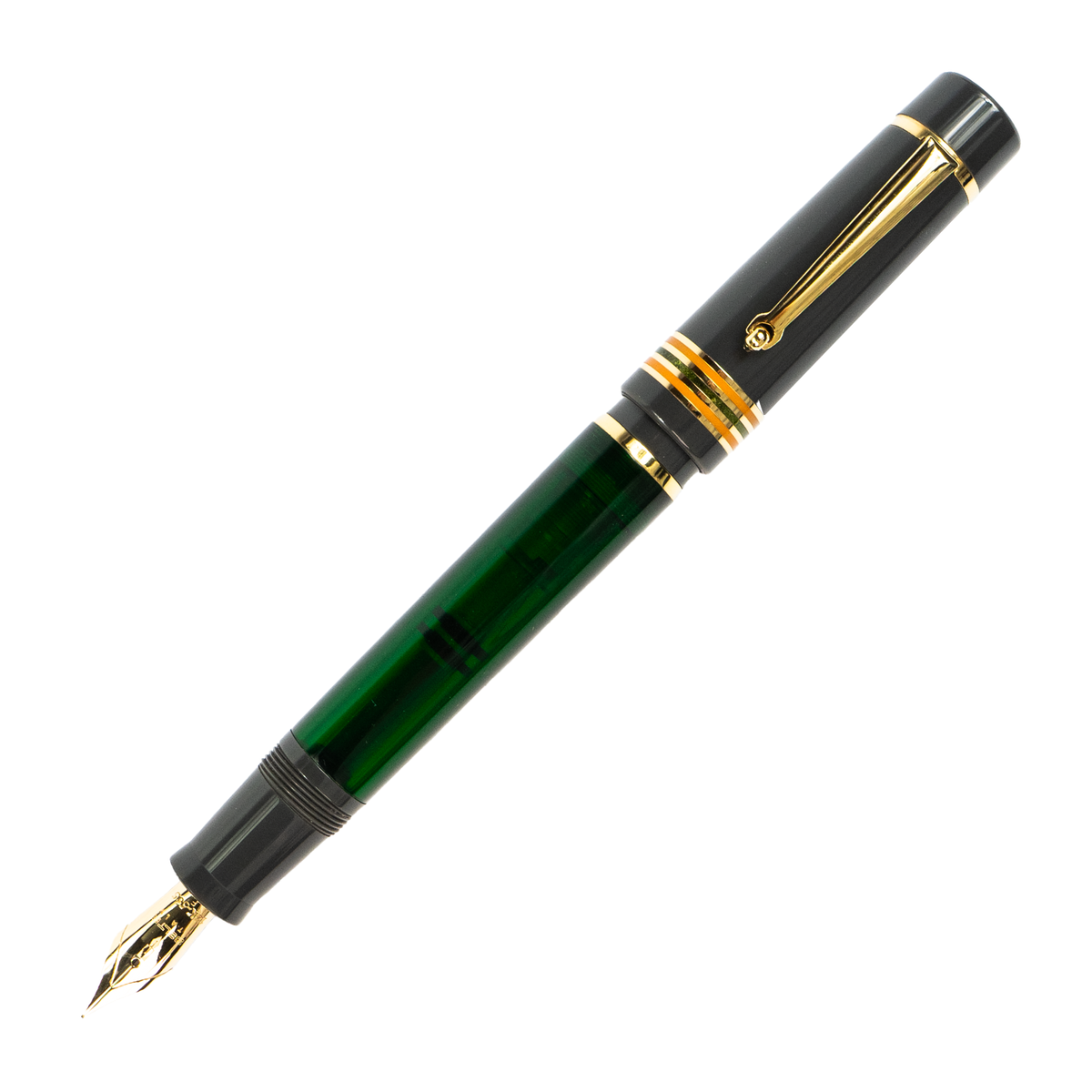 Delta Four Rings Collection 14K Fountain Pen - Ardesia with Gold Trim (Limited Edition)