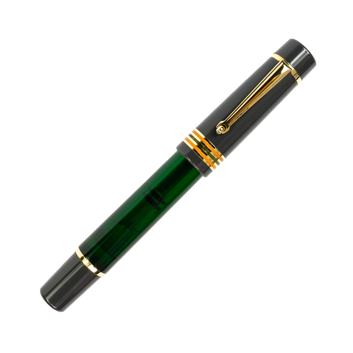 Delta Four Rings Collection 14K Fountain Pen - Ardesia with Gold Trim (Limited Edition)