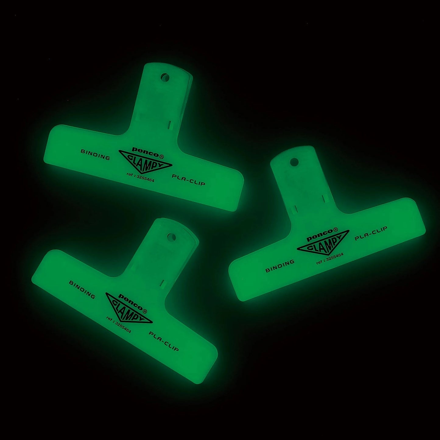Hightide PENCO Clampy Plastic Clip - Glow in the Dark