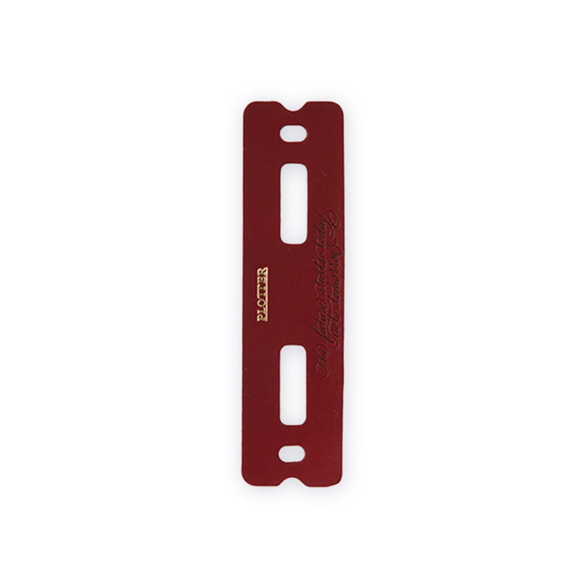 PLOTTER Bible Size Liscio 6-Ring Leather Binder - Red Brown (Limited Edition BOX)