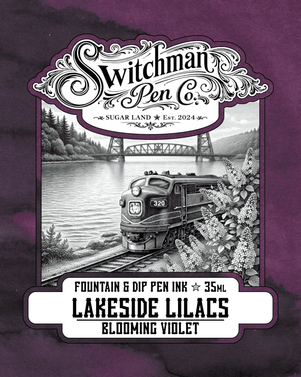 Switchman Pen Company Bottled Ink (35ml) - Lakeside Lilacs: Blooming Violet