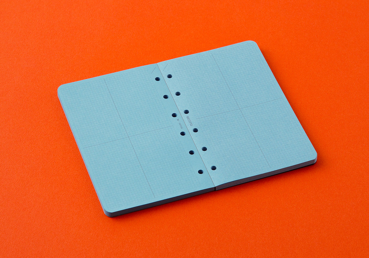 PLOTTER Refill Blue Paper 2mm Grid Quadrant Graph (80 sheets) - Mini Size